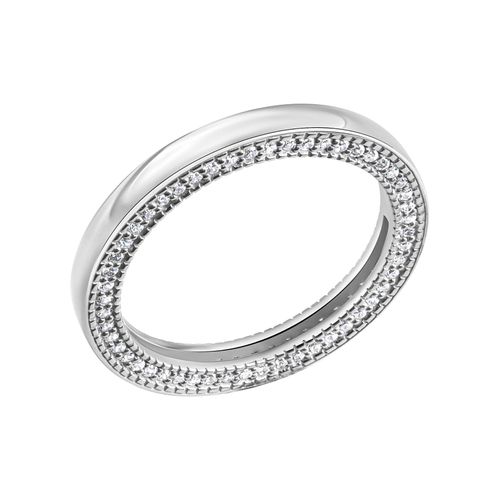 4006046396097 - Silber Ring 925 - Sterling Silber Zirkonia weiß Glänzend (Größe 060 (191))