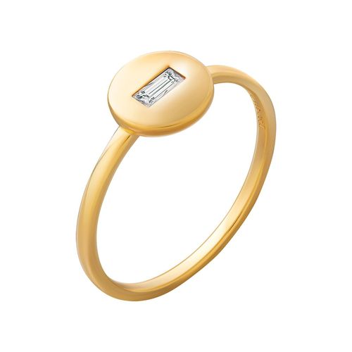 4006046421034 - cai Ring 925 Sterling Silber gelb vergoldet Boho Zirkonia Baguette Stein 925 - Sterling Silber Zirkonia Glänzend (Größe 056 (178)) 4006046421034 - cai Ring 925 Sterling Silber gelb vergoldet Boho Zirkonia Baguette Stein 925 - Sterling Silber Zirkonia Glänzend (Größe 056 (178))