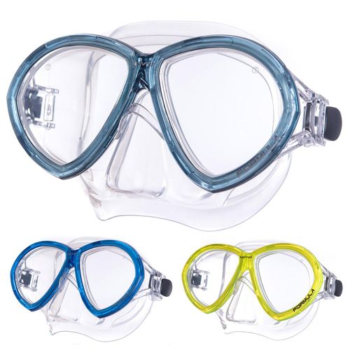 8005115900452 - SALVAS Tauch Maske Formula Schnorchel Schwimm Brille Beschlag Silikon Erwachsene Farbe Blau schwarz 8005115900452 - SALVAS Tauch Maske Formula Schnorchel Schwimm Brille Beschlag Silikon Erwachsene Farbe Blau schwarz