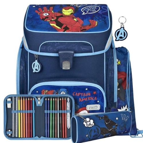 4043946312239 - Easy Fit Schulrucksack Set Avengers-Avengers 4043946312239 - Easy Fit Schulrucksack Set Avengers-Avengers