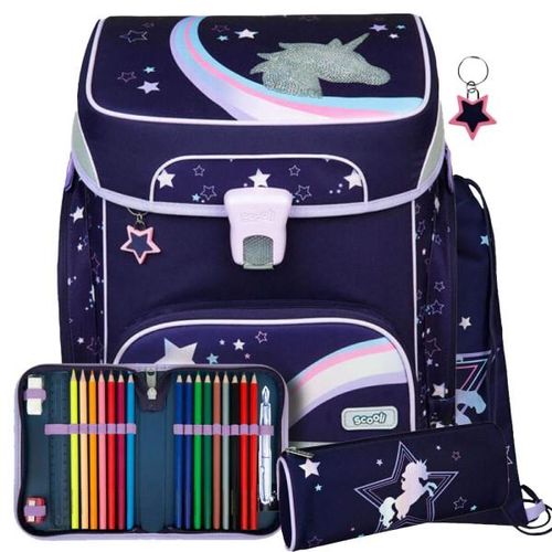 4043946300663 - SCOOLI Schulranzenset EasyFit Dreamland 5-tlg (2023) lila 4043946300663 - SCOOLI Schulranzenset EasyFit Dreamland 5-tlg (2023) lila