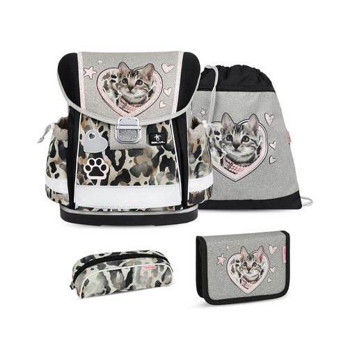 8605036859947 - Rucksack ergonomisches Schulranzen-Set 4-Teile Wild Cat Brustgurt