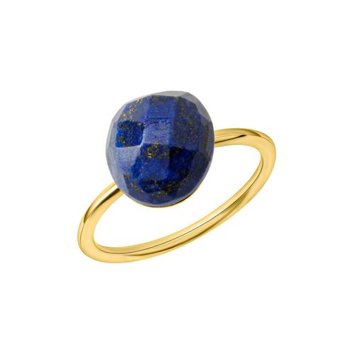 4006046415590 - Silber Ring 925 Silber vergoldet Lapislazuli 925 - Sterling Silber Lapislazuli blau Glänzend (Größe 058 (185))