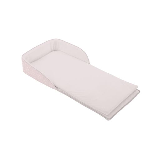 3801106011252 - Kikkaboo tragbares Babybett 2 in 1 Rucksack Matratze verstellbare Gurte faltbar rosa