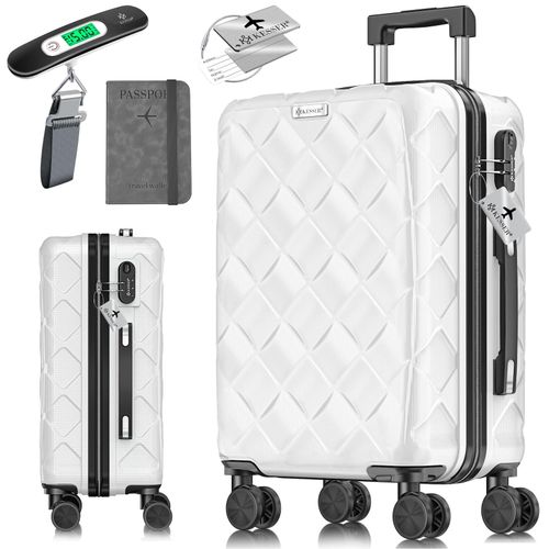 4255598351904 - KESSER® Reisekoffer Koffer ABS Hartschalenkoffer mit Zahlenschloss Kofferwaage & Reisebrieftasche 360° Rollen Koffer für Business & Reise Trolley 4255598351904 - KESSER® Reisekoffer Koffer ABS Hartschalenkoffer mit Zahlenschloss Kofferwaage & Reisebrieftasche 360° Rollen Koffer für Business & Reise Trolley