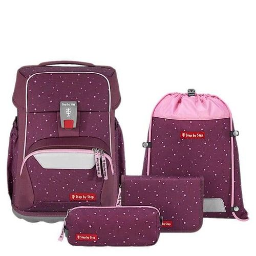 4047443527271 - BASIS Schulranzen Set 4tlg Berry Stars-Berry Stars 4047443527271 - BASIS Schulranzen Set 4tlg Berry Stars-Berry Stars