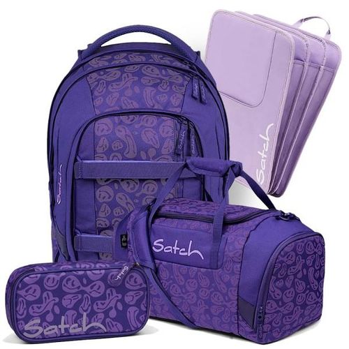 4251349617121 - satch pack Schulrucksack Set 4tlg-Bright Faces + Light Rose 4251349617121 - satch pack Schulrucksack Set 4tlg-Bright Faces + Light Rose
