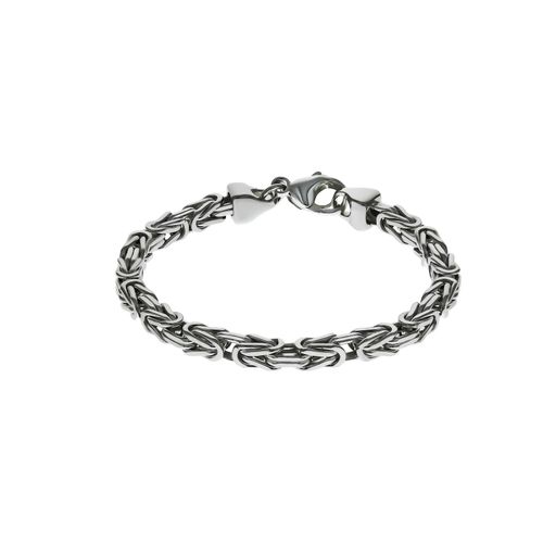 4006046338356 - Armband ZEEME Silber 925 poliert Königskette 5mm breit Armbänder Gr 21cm Silber 925 (Sterlingsilber) weiß 4006046338356 - Armband ZEEME Silber 925 poliert Königskette 5mm breit Armbänder Gr 21cm Silber 925 (Sterlingsilber) weiß