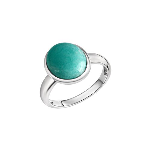 4006046396844 - Zeeme Gemstones Ring 925 - Sterling Silber Amazonit grün 390 ct (Größe 062 (197))