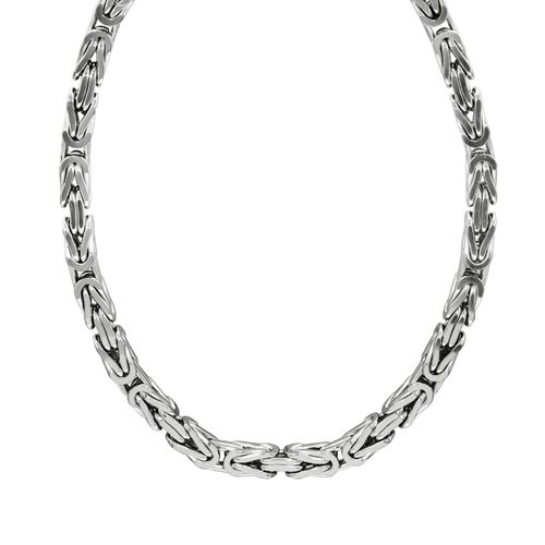 4006046338097 - Zeeme Basic Halskette Silber 925 poliert Königskette 6mm breit 4006046338097 - Zeeme Basic Halskette Silber 925 poliert Königskette 6mm breit