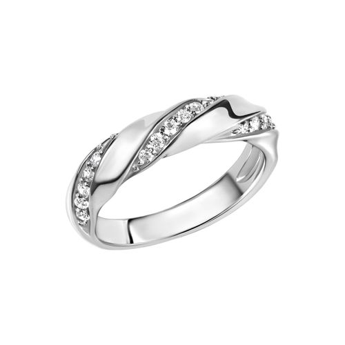 4006046357463 - Zeeme Silber Ring Silber 925 rhodiniert mit Zirkonia weiß