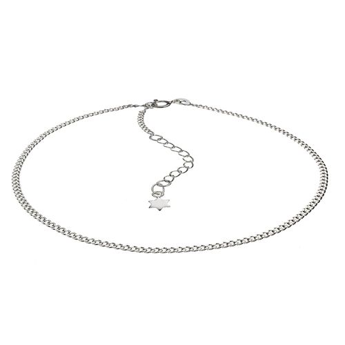 4006046128223 - Zeeme Silber Fusskette 925 - Sterling Silber 26+3cm Glänzend