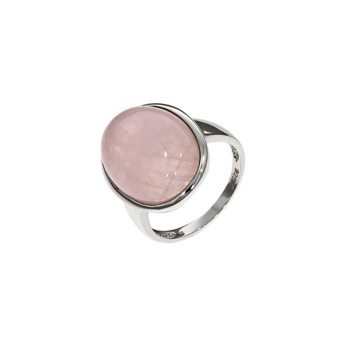 4006046335591 - Zeeme Gemstones Ring 925 - Sterling Silber Rosenquarz rosa Glänzend (Größe 054 (172))