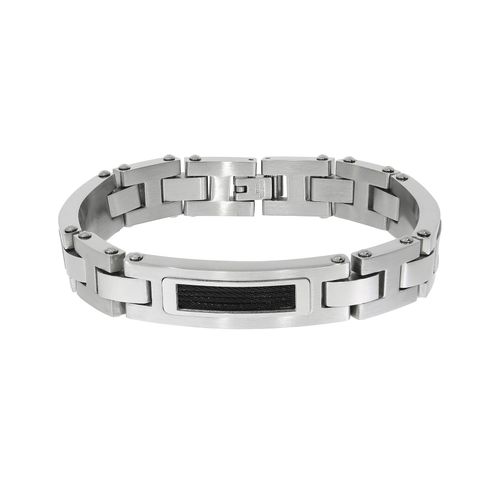4006046344586 - Zeeme Stainless Steel Armband Edelstahl poliert matt zweifarbig Stahlseil Edelstahl 22cm Glänzend 4006046344586 - Zeeme Stainless Steel Armband Edelstahl poliert matt zweifarbig Stahlseil Edelstahl 22cm Glänzend