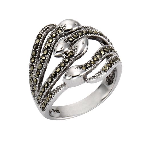4006046241168 - Fingerring ZEEME 925 - Sterling Silber Markasit Fingerringe Gr 018 (570) Silber 925 (Sterlingsilber) weiß (weiß schwarz) Damen 4006046241168 - Fingerring ZEEME 925 - Sterling Silber Markasit Fingerringe Gr 018 (570) Silber 925 (Sterlingsilber) weiß (weiß schwarz) Damen