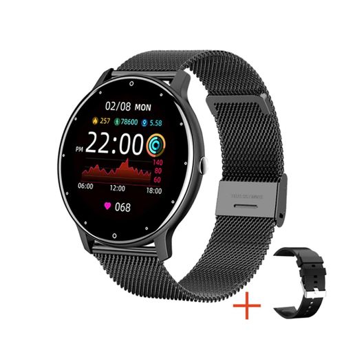4066708421369 - TPFNet Smart Watch Fitness Tracker IP67 - Milanaise Armband + Silikon Armband - Android & IOS - Rosa 4066708421369 - TPFNet Smart Watch Fitness Tracker IP67 - Milanaise Armband + Silikon Armband - Android & IOS - Rosa