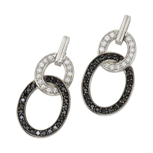 4006046166652 - Paar Ohrhänger CELESTA 925 Sterling Silber Zirkonia weiß und schwarz Ohrringe Gr ONE-SIZE Silber 925 (Sterlingsilber) weiß (weiß schwarz) Damen Ohrhänger 4006046166652 - Paar Ohrhänger CELESTA 925 Sterling Silber Zirkonia weiß und schwarz Ohrringe Gr ONE-SIZE Silber 925 (Sterlingsilber) weiß (weiß schwarz) Damen Ohrhänger