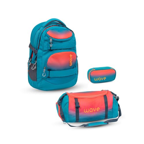 8605036884444 - Rucksack Infinity Schulrucksack 3 tlg Ombre Neon Orange and Bluebird 8605036884444 - Rucksack Infinity Schulrucksack 3 tlg Ombre Neon Orange and Bluebird
