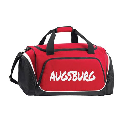 4068859156695 - multifanshop Sporttasche - Augsburg - Textmarker - Druck weiß - Tasche 4068859156695 - multifanshop Sporttasche - Augsburg - Textmarker - Druck weiß - Tasche