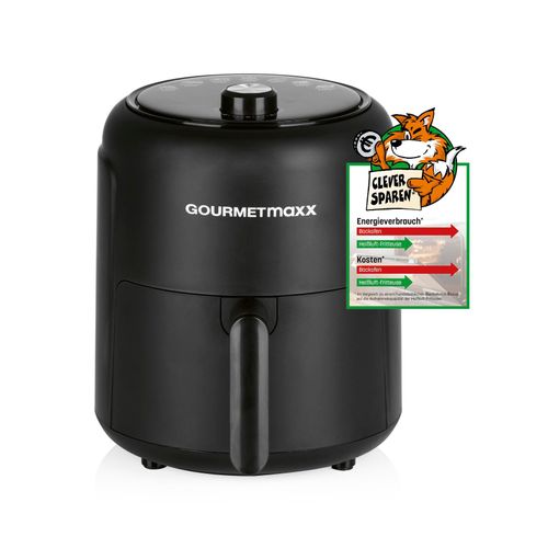 4067522019701 - GOURMETmaxx Heißluft-Fritteuse 23l 1000W schwarz 4067522019701 - GOURMETmaxx Heißluft-Fritteuse 23l 1000W schwarz