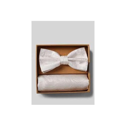 4028386696385 - Fliege und Einstecktuch im Set mit Allover-Muster 4028386696385 - Fliege und Einstecktuch im Set mit Allover-Muster