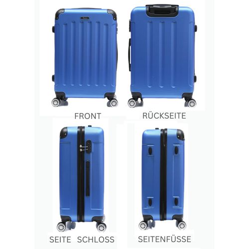 4255698221503 - Reisekoffer Koffer 3 tlg Hartschale Trolley Set Kofferset Handgepäck Gepäck Reisetasche 4255698221503 - Reisekoffer Koffer 3 tlg Hartschale Trolley Set Kofferset Handgepäck Gepäck Reisetasche