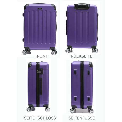 4255698221527 - Reisekoffer Koffer 3 tlg Hartschale Trolley Set Kofferset Handgepäck Gepäck Reisetasche 4255698221527 - Reisekoffer Koffer 3 tlg Hartschale Trolley Set Kofferset Handgepäck Gepäck Reisetasche
