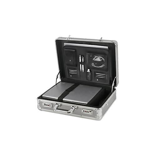 4021068451401 - Notebook-Attachékoffer Carbon-Look schwarz silber bis 17 Zoll 4021068451401 - Notebook-Attachékoffer Carbon-Look schwarz silber bis 17 Zoll