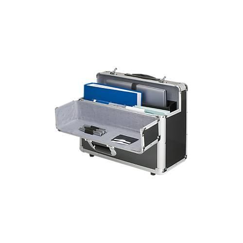 4021068451296 - Pilotenkoffer ® C-2 485 x 40 x 23 cm (b x h x t) Zahlenkombinationsschloss Aluminium silber carbon - Alumaxx