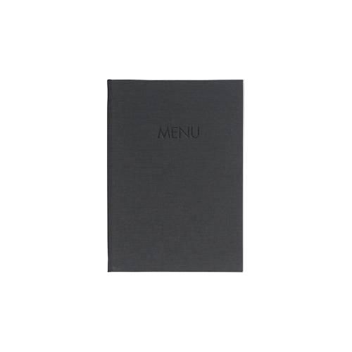 4004360784972 - Speisekarten-Mappe DIN A4 Gummibindung geprägt anthrazit 5 Stück + 2 Doppel-Transparenthüllen 4004360784972 - Speisekarten-Mappe DIN A4 Gummibindung geprägt anthrazit 5 Stück + 2 Doppel-Transparenthüllen