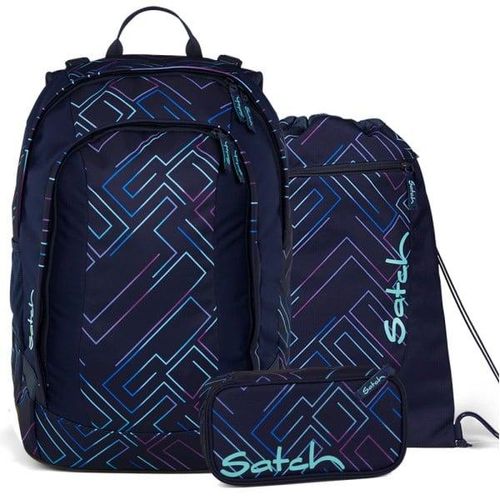 4251349621302 - satch Air Set aus air + Sportbeutel + Schlamperbox-Purple Laser 4251349621302 - satch Air Set aus air + Sportbeutel + Schlamperbox-Purple Laser