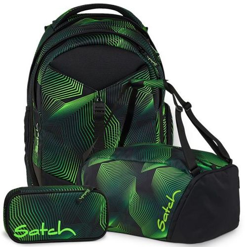 4251349622729 - satch match Set aus match + Sporttasche + Schlamperbox-Seismic Green 4251349622729 - satch match Set aus match + Sporttasche + Schlamperbox-Seismic Green