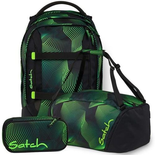 4251349621586 - satch pack Set aus pack + Sporttasche + Schlamperbox-Seismic Green 4251349621586 - satch pack Set aus pack + Sporttasche + Schlamperbox-Seismic Green