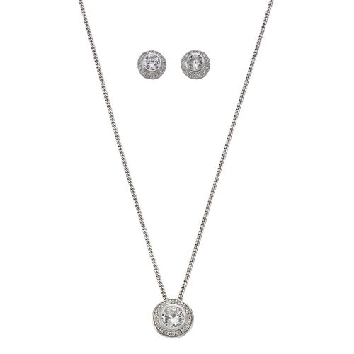 4006046217774 - Schmuckset CELESTA 925 - Sterling Silber Schmuck-Sets Gr 42cm weiß Damen 4006046217774 - Schmuckset CELESTA 925 - Sterling Silber Schmuck-Sets Gr 42cm weiß Damen