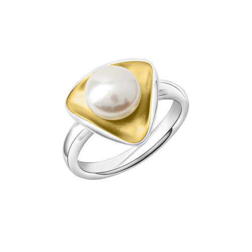 4006046415781 - Silber Ring 925 Silber Süßwasserzuchtperle 925 - Sterling Silber Matt Glanz (Größe 056 (178)) 4006046415781 - Silber Ring 925 Silber Süßwasserzuchtperle 925 - Sterling Silber Matt Glanz (Größe 056 (178))