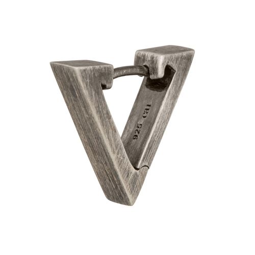 4006046339308 - cai Single-Creole 925 - Sterling Silber matt oxidiert Dreieck 4006046339308 - cai Single-Creole 925 - Sterling Silber matt oxidiert Dreieck