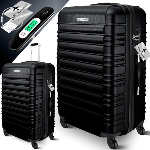 4255598315050 - KESSER® Reisekoffer Hartschalen-Koffer Inkl Kofferwaage + Gepäckanhänger Trolley Gepäck Rollkoffer Zahlenschloss 4 Rollen ABS-Hartschale Teleskopgriff 4255598315050 - KESSER® Reisekoffer Hartschalen-Koffer Inkl Kofferwaage + Gepäckanhänger Trolley Gepäck Rollkoffer Zahlenschloss 4 Rollen ABS-Hartschale Teleskopgriff