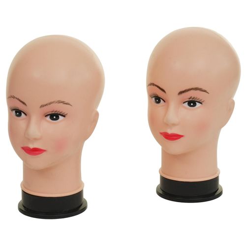 4057651612249 - 2x Mannequin-Kopf MCW-G81 Perückenpuppe weiblich Frau Schaufensterfigur Puppe Schaufensterpuppe 30cm 4057651612249 - 2x Mannequin-Kopf MCW-G81 Perückenpuppe weiblich Frau Schaufensterfigur Puppe Schaufensterpuppe 30cm