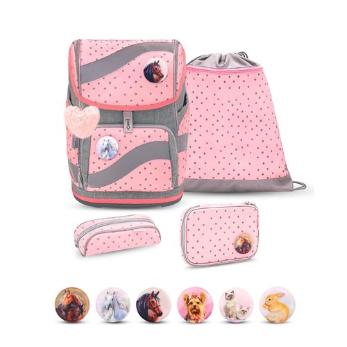 8605036866624 - Rucksack Smarty ergonomisches Schulranzen Set 5-teilig Pink Dots 2 8605036866624 - Rucksack Smarty ergonomisches Schulranzen Set 5-teilig Pink Dots 2