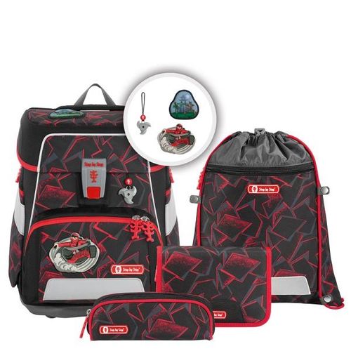 4047443460660 - Step by Step® Schulranzen-Set Ninja Yuma 5-teilig Volumen 20 l für Kinder grau 4047443460660 - Step by Step® Schulranzen-Set Ninja Yuma 5-teilig Volumen 20 l für Kinder grau