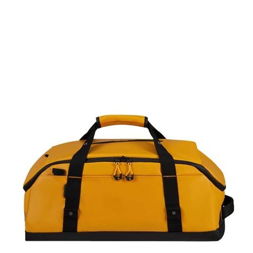 5400520140616 - Reisetasche Duffle Zwei-Wege-Reißverschluss Schultergurte gelb 5400520140616 - Reisetasche Duffle Zwei-Wege-Reißverschluss Schultergurte gelb
