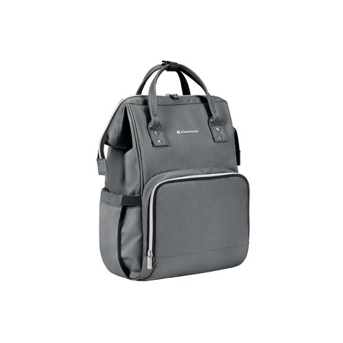 3800171214957 - Kikkaboo Wickeltasche Siena Rucksack Wickelunterlage Grifflänge einstellbar grau dunkelgrau 3800171214957 - Kikkaboo Wickeltasche Siena Rucksack Wickelunterlage Grifflänge einstellbar grau dunkelgrau
