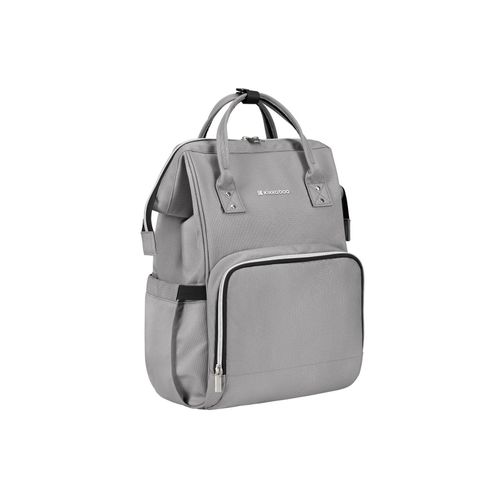 3800171214964 - Kikkaboo Wickeltasche Siena Rucksack Wickelunterlage Grifflänge einstellbar grau hellgrau 3800171214964 - Kikkaboo Wickeltasche Siena Rucksack Wickelunterlage Grifflänge einstellbar grau hellgrau