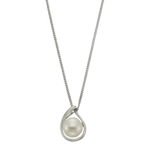 4006046215213 - Kette mit Anhänger ZEEME 925 - Sterling Silber Perle weiß Halsketten Gr 45cm Silber 925 (Sterlingsilber) Länge 45 cm Breite 120 mm weiß Damen Ketten mit Anhänger 4006046215213 - Kette mit Anhänger ZEEME 925 - Sterling Silber Perle weiß Halsketten Gr 45cm Silber 925 (Sterlingsilber) Länge 45 cm Breite 120 mm weiß Damen Ketten mit Anhänger