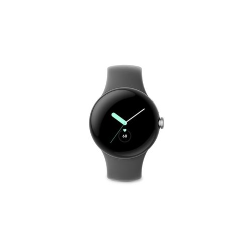 0840244600334 - GOOGLE Pixel Watch LTE Smartwatch Edelstahl Fluorkautschuk 130–210 mm Polished Silver Charcoal 0840244600334 - GOOGLE Pixel Watch LTE Smartwatch Edelstahl Fluorkautschuk 130–210 mm Polished Silver Charcoal