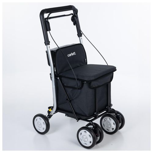 8436589221482 - CARLETTEinkaufstrolley Einkaufswagen Shopping Trolley Rollatoren für SeniorenMaximale Sitzbelastung 125 kg 30L Wasserdichte Tasche aus Polyester-Schwarz 8436589221482 - CARLETTEinkaufstrolley Einkaufswagen Shopping Trolley Rollatoren für SeniorenMaximale Sitzbelastung 125 kg 30L Wasserdichte Tasche aus Polyester-Schwarz