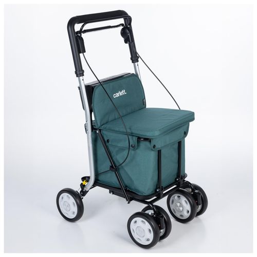 8436589221512 - CARLETTEinkaufstrolley Einkaufswagen Shopping Trolley Rollatoren für SeniorenMaximale Sitzbelastung 125 kg 30L Wasserdichte Tasche aus Polyester-Dunkelcyan 8436589221512 - CARLETTEinkaufstrolley Einkaufswagen Shopping Trolley Rollatoren für SeniorenMaximale Sitzbelastung 125 kg 30L Wasserdichte Tasche aus Polyester-Dunkelcyan