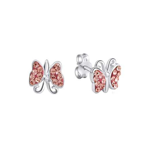 4006046180498 - Zeeme for Kids Ohrstecker 925 - Sterling Silber Kristall pink 07cm Rhodiniert 4006046180498 - Zeeme for Kids Ohrstecker 925 - Sterling Silber Kristall pink 07cm Rhodiniert