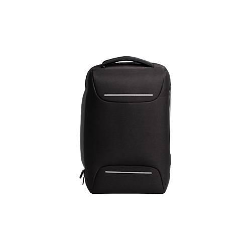 3130630181347 - Exactive® Laptop-Schalenrucksack 16 l RPET für Laptops bis 16″ USB-Anschluss diebstahlsicher wasserdicht reflektierend schwarz