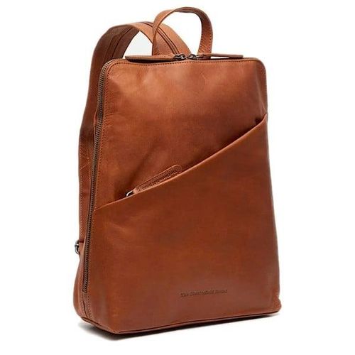8719241009896 - Wax Pull Up Amanda Rucksack Leder 34 cm cognac